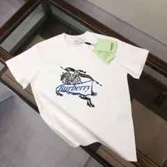 【本日限定特価】BURBERRY クルーネックTシャツ - 高品質コットンで快適な着心地 [本日特価|新品未使用品]-WT0輸入
