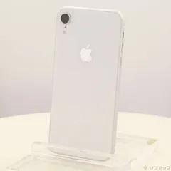 〔中古品〕 iPhoneXR 64GB ホワイト MT032J／A SIMフリー【377】