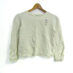 トッカ スウェット トレーナー トップス コットン キッズ 女の子用 150サイズ ホワイト TOCCA 【中古】