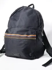 PAUL SMITHポールスミス ブライトストライプウェビング バックパック リュック【-】【MBGA71381】