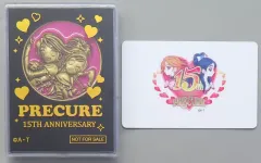 【中古】グッズセット キュアブラック＆キュアホワイト 15th記念メダル＆カードセット 「ふたりはプリキュア」 エポスカード新規ご入会特典