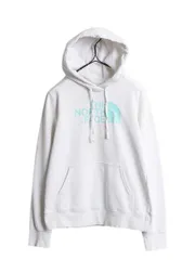 【お得なクーポン配布中!】 US企画 ノースフェイス プリント スウェット フード パーカー レディース S / アウトドア プルオーバー トレーナー 裏起毛 ミドルウェイト