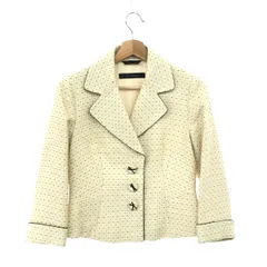 マックス・マーラ・ピアノフォルテウールスモーキングジャケット Max Mara 美品 Pianoforte ピアノフォルテ マックスマーラ