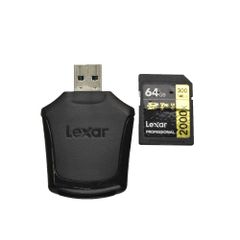 LEXAR レキサー Professional 2000x　64GB　USBリーダー セット 中古品
