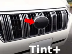 Tint+カット済エンブレム スモークフィルム 150 後期 プラド (ブラックスモーク5％) ランドクルーザー ランクルのサムネイル