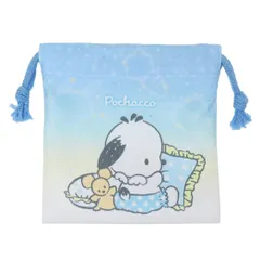 【メール便】ポチャッコ きんちゃく Chocotto巾着 ちょこっと巾着 ナイトタイム サンリオ ティーズファクトリー 小物入れ キャラクター グッズ 