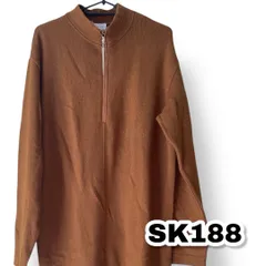 STUDIO 0001 (スタジオ 0001) 長袖ニット ワンピース ブラウン色 40サイズ レディースワンピース　管理SK188