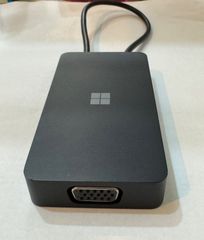 中古Microsoft USB-C Travel Hub SWV-00006: Docking Station Lightweight Multi USB HDMI Wired LAN Accessory Charging (Black)