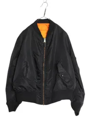 【お得なクーポン配布中!】 90s USA製 ALPHA INDUSTRIES 社製 MA-1 フライト ジャケット メンズ XL / 90年代 オールド 民間 ボンバー ジャンパー 中綿 アルファ MA1 黒