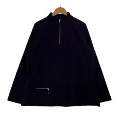 Land's end ランズエンド ハーフジップ 無地 秋冬 AW スウェット ポリエステル/ポリウレタン ブラック メンズ L【古着】【中古】【送料無料】