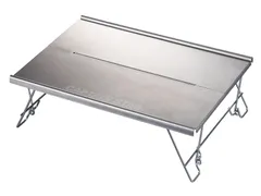【人気商品】折りたたみ式 収納ケース付き コンパクト ソロテーブル ステンレス シルバー 焚き火テーブル アウトドアテーブル UC-556/UC-598 STAG) キャプテンスタッグ(CAPTAINのサムネイル