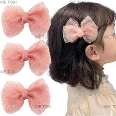 Ncmama-女の子 かわいい 手作り レース バー留め金 韓国 ヘアアクセサリー用のシフォンヘアクリップ