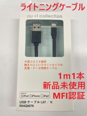 iPhoneケーブル アイフォンケーブル 充電ケーブル ライトニングケーブル USBライトニングケーブル タイプaケーブル 1m L07 ブラック R04Q007K 1ｍ 1メートル 1本