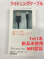 iPhoneケーブル アイフォンケーブル 充電ケーブル ライトニングケーブル USBライトニングケーブル タイプaケーブル 1m L07 ブラック R04Q007K 1ｍ 1メートル 1本