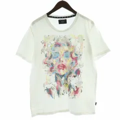 グラム glamb Tシャツ カットソー プリント クルーネック 半袖 2 白 ホワイト /RO