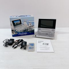 ポータブルDVDプレーヤー Fronte PDVD-GAX DVDプレーヤー モニター 薄型リモコン付属 ポータブルプレーヤー