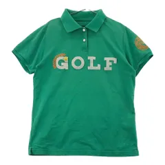 サイズ：1 PEARLY GATES パーリーゲイツ  半袖ポロシャツ ニコちゃん グリーン系 [240001769753]# ゴルフウェア レディース ストスト
