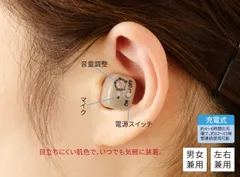 〈充電式〉小型 集音器［H-1］