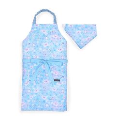 [COLORFUL CANDY STYLE] 子どもエプロン (100～120cm) はっ水ノーアイロン ムーンライトバタフライ 撥水 軽量 汚れにくい シワ防止 ノーアイロン 女の子 N9001340 1
