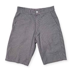 フランス製 DANTON ダントン 千鳥格子 ハーフパンツ ショートパンツ 36/レディース/パープル