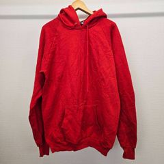 FRUIT OF THE LOOM フルーツ プルオーバーパーカー フーディ XL 赤 ヴィンテージ メンズ 古着 M-C-412