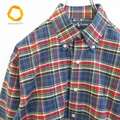 ラルフローレン RalphLauren ヴィンテージ ポロ刺繍 チェック シャツ ボタンダウン 846192