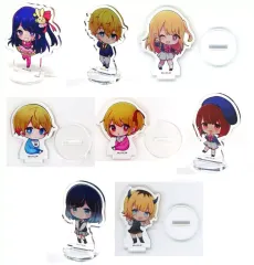 【中古】アクリルスタンド・アクリルパネル 全8種セット 「【推しの子】×TSUTAYA ～あの子とおでかけ～ アクリルぷちスタンドSD」