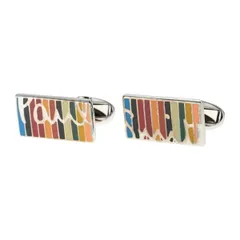 新品 ポールスミス PAUL SMITH カフスボタン CUFFLINKS WITH LOGO マルチカラー