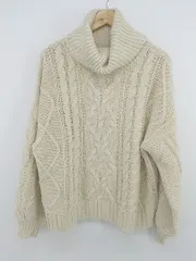 ◇ GRL グレイル タートルネック ニット セーター サイズF ライトベージュ レディース E  【1302040004628】