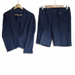 NEW YORKER ニューヨーカー　カシミヤ　混 ストライプ パンツスーツ上下 撥水・ストレッチ・防シワ】BUNGY CLOTH ウィンドウペイン