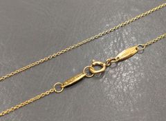 ★2048 綺麗！Tiffany＆Co. ティファニー  K18 ゴールド チェーン ネックレス エルサペレッティ1.2g