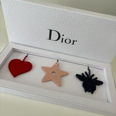 【未使用】Dior ディオール レザー チャームセット