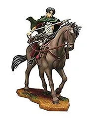【中古】 一番くじ 進撃の巨人 -壁外調査女型捕縛作戦- B賞 リヴァイ騎馬フィギュア (プライズ)