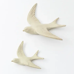 ウォールデコレーションバード【Lサイズ】 鳥の壁掛けオブジェ
