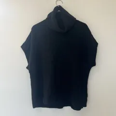 【POLO RALPH LAUREN】ポロラルフローレン　ニット　半袖　タートルネック　ブラック　黒　