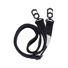 [ハミィ] iFace Hang and ショルダー ストラップ (ブラック)【スマホ 携帯 ネックストラップ 平紐 アイフェイス ショルダーストラップ 斜め掛け 首掛け 落下防止 おしゃれ】