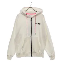 NIKE (ナイキ) Naomi Osaka Collection Full-Zip Up Hoodie Jacket 大坂なおみ ロゴプリントジップアップジャケット ホワイトのサムネイル
