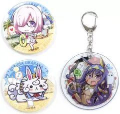 【中古】同人その他雑貨 【Fate シリーズ】缶バッジ+ふにふにチャームセット マシュ・キリエライト＆オジマンディアス＆ニトクリス(えれっと) C92/うつらうららか
