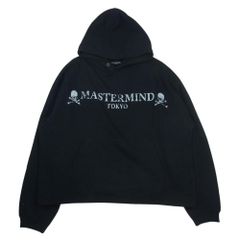 mastermind JAPAN マスターマインドジャパン 23SS 23-070-125-0022-1-0 MMJ MT BOX SKULL HOODIE ボックス スカル フーディー パーカー ブラック系 40【中古】