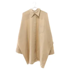 Acne Studios (アクネ ストゥディオズ) Mushroom Beige Oversized Shirt オーバーサイズ 長袖シャツ XXS ベージュ レディース BLOU000398のサムネイル