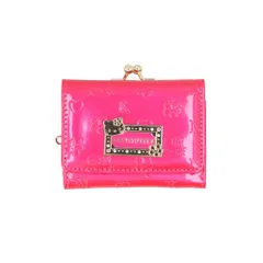 ☆ エナメルハローキティ ☆ キャラクター ミニ口金財布 サンリオ 財布 三つ折り 三つ折り財布 3つ折り財布 ミニ財布 折りたたみ財布 がまぐち財布 がま口財布 sanrio グッズ お財布 おさいふ レディース おしゃれ かわいい 女性 大人 女子