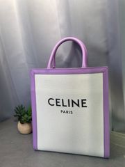 【新品未使用】CELINE　キャンバストート　パープル