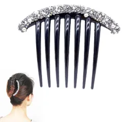 髪留め 浴衣 着物 クリップ かんざし コーム 10cmx8cm パールホワイト 成人式 卒業式 レディース用 入学式 アクセサリー