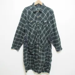 #anc アズノウアズドゥバズ オオラカ AS KNOW AS de base olaca ワンピース 19 紺 緑 チェック 大きいサイズ レディース [772453]