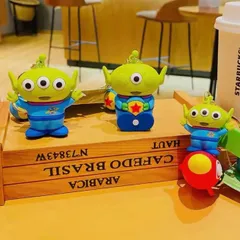 【バラ売り専用】Disney トイストーリー　リトルグリーンメン ３種類 キーホルダー ストラップ
