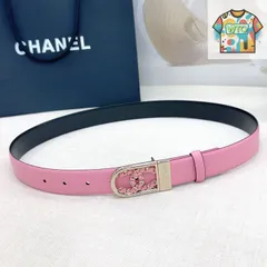 【今日特価】Chanel ダブルフェイスレザーベルト