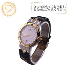 Maurice Lacroix モーリスラクロア 95472 クォーツ 3針デイト 腕時計 時計 ウォッチ ベルト かわいい ブランド アナログ デジタル ホワイト メンズ おすすめ 人気
