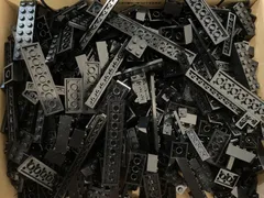 【送料無料！】レゴ　黒　基本ブロック　約600g　大量　まとめ売り　0.6kg　ブラック　詰め合わせ