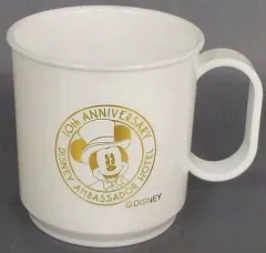 【中古】マグカップ・湯のみ(キャラクター) ミッキーマウス プラコップ ディズニーアンバサダーホテル10周年記念限定アメニティグッズ