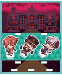 【中古】アクリルスタンド・アクリルパネル B.つかさ＆ミツバ＆土籠 アクリルジオラマ 「地縛少年花子くん」